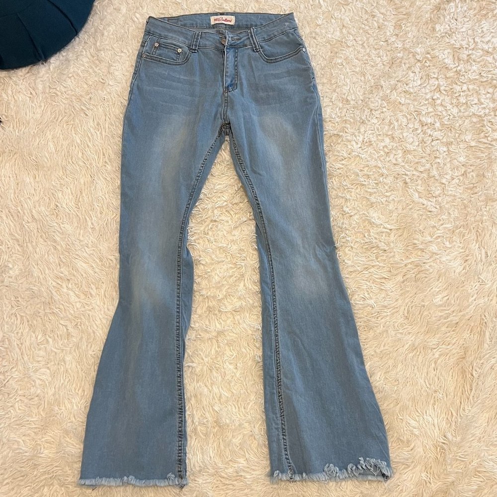 Light Wash Flare Jeans